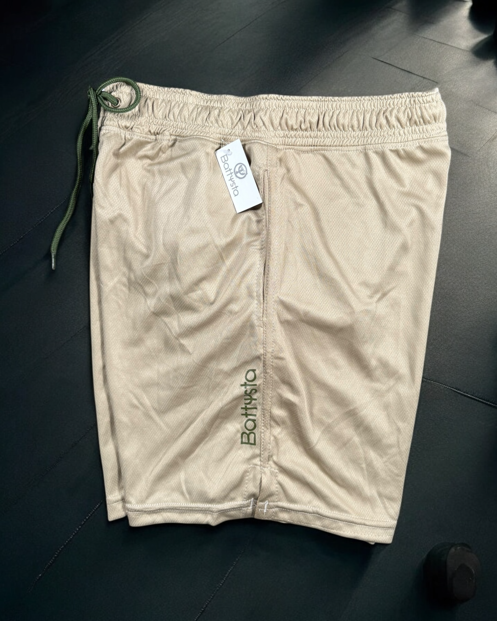 Khaki Gym Shorts | MEN SHORTS | BATTYSTA | OUTFAIR | OUTFAIR