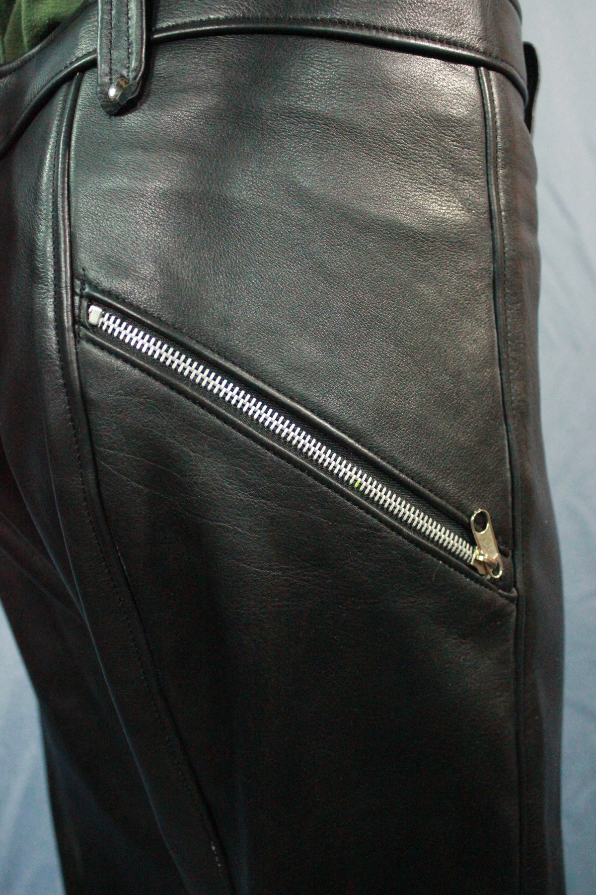Soldier 76 Inspired Leather Pants - view 3