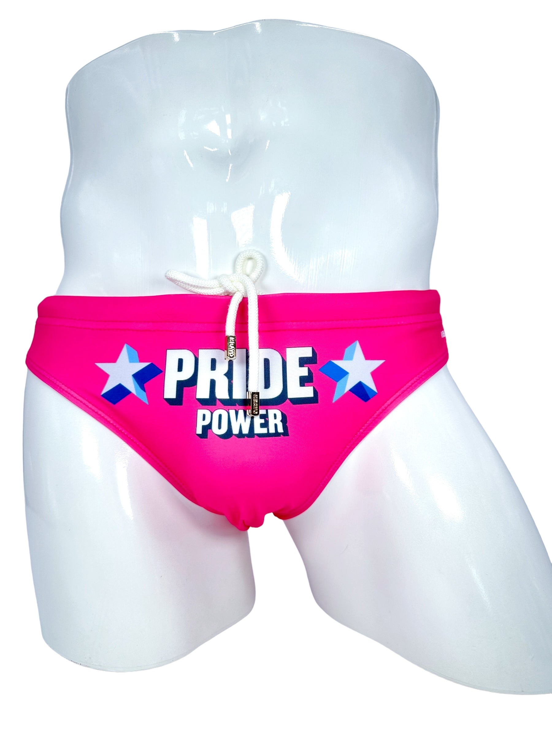 PRIDE POWER Pink Swimsuit | MEN SWIMWEAR | KBAYO | OUTFAIR | OUTFAIR