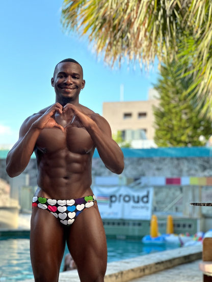 Love is Love Swim Brief | MEN SWIMWEAR | NO RUDOS | OUTFAIR | OUTFAIR
