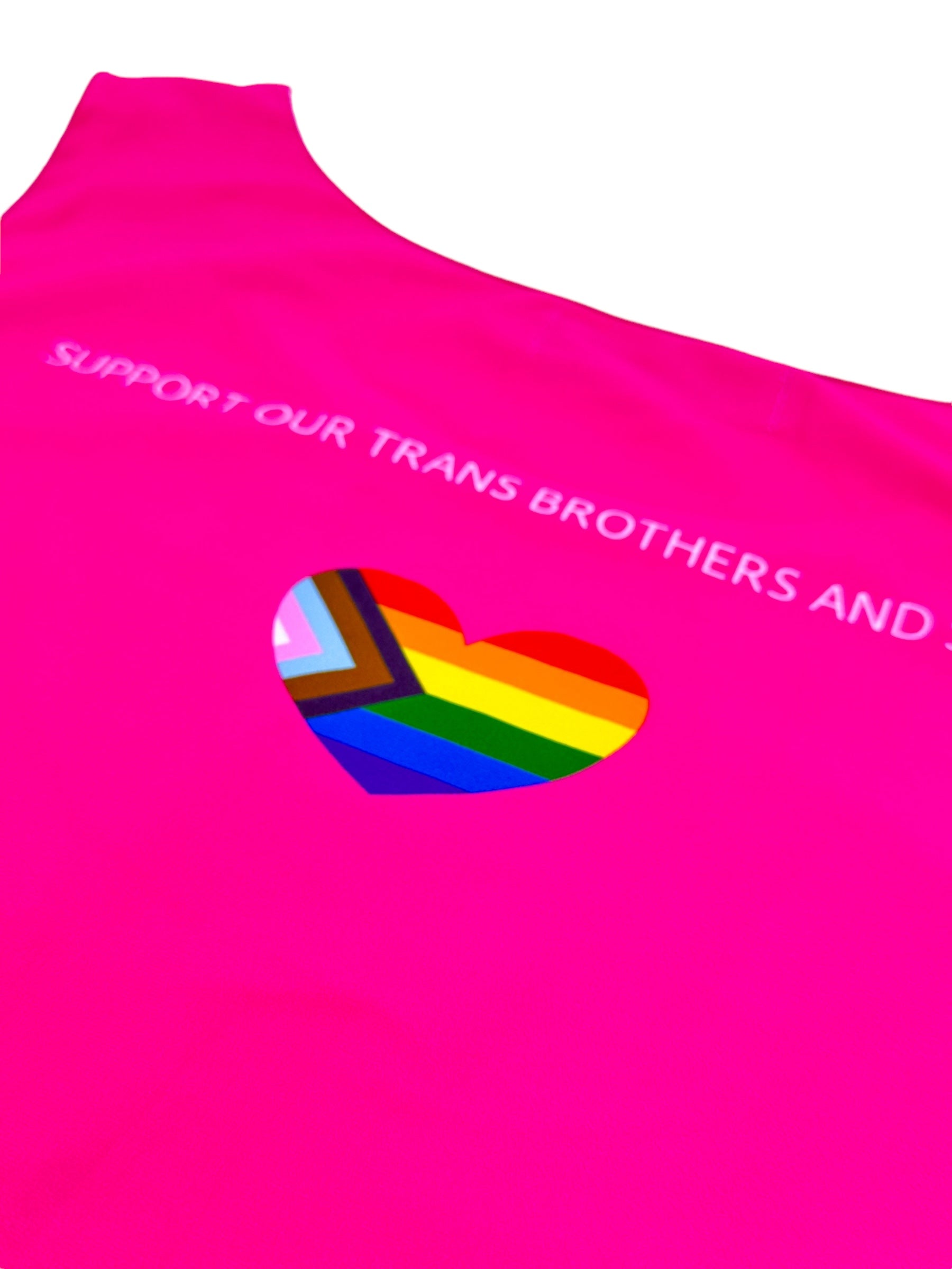 PRIDE POWER Pink Tank Top | MEN TANK TOP | KBAYO | OUTFAIR | OUTFAIR