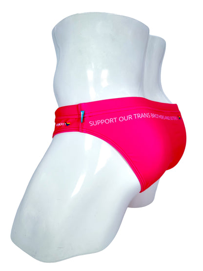 PRIDE POWER Pink Swimsuit | MEN SWIMWEAR | KBAYO | OUTFAIR | OUTFAIR