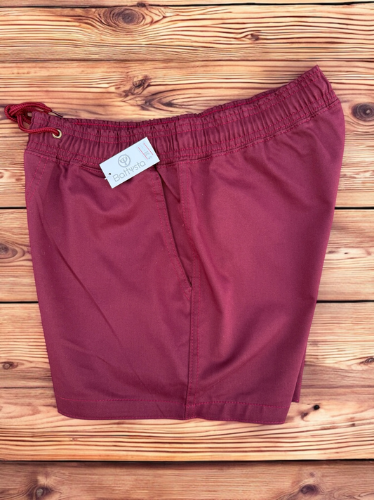 Merlot Drill Shorts 2.5 Inch | MEN SHORTS | BATTYSTA | OUTFAIR | OUTFAIR