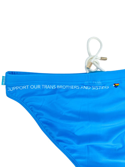 PRIDE POWER Light Blue Swimsuit | MEN SWIMWEAR | KBAYO | OUTFAIR | OUTFAIR