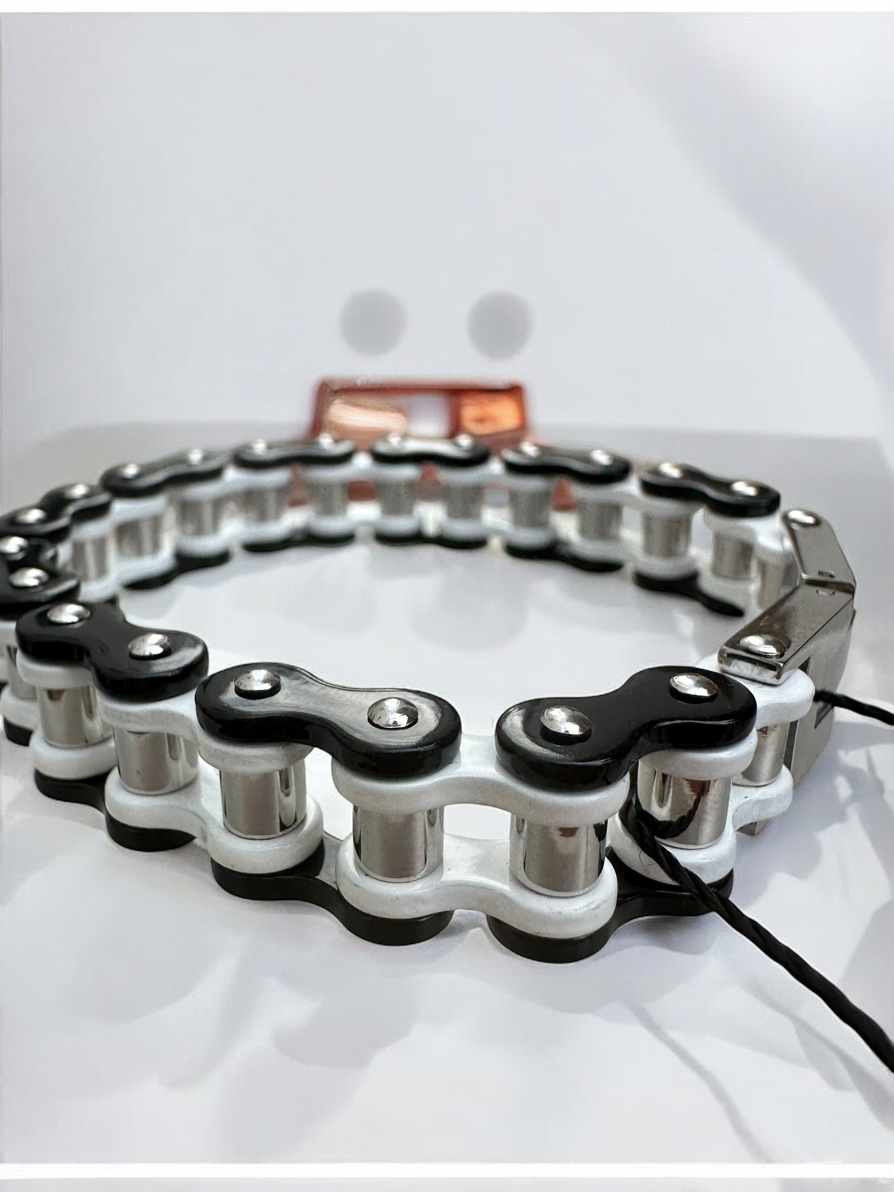 The Shadows Stainless Steel Bike Chain Bracelet | MEN ACCESSORIES | LAVISH NY | OUTFAIR | OUTFAIR