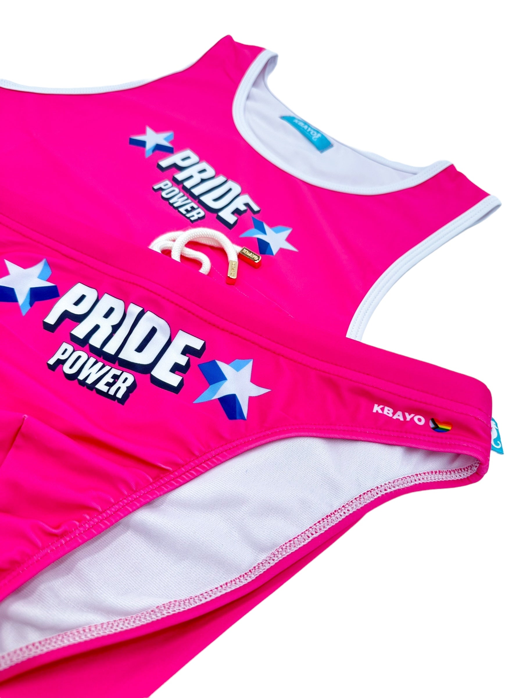 PRIDE POWER Pink Swimsuit | MEN SWIMWEAR | KBAYO | OUTFAIR | OUTFAIR