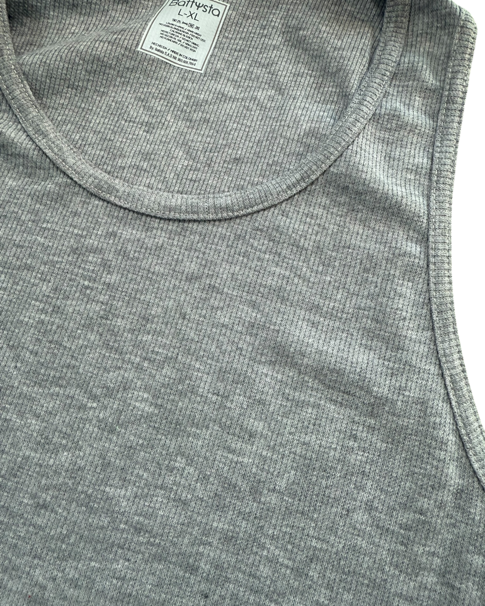 Grey Tank Top | MEN TANK TOP | BATTYSTA | OUTFAIR | OUTFAIR