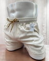 White Drill Shorts 2.5 Inch