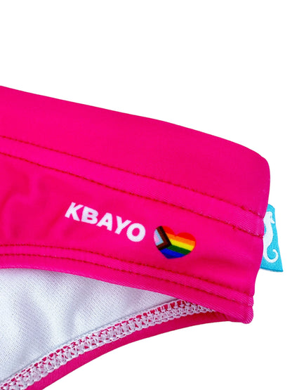 PRIDE POWER Pink Swimsuit | MEN SWIMWEAR | KBAYO | OUTFAIR | OUTFAIR