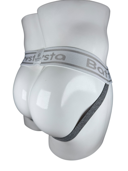 Grey Jockstrap | MEN UNDERWEAR | BATTYSTA | OUTFAIR | OUTFAIR