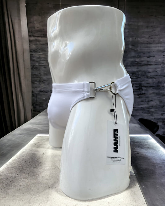 BuckleBold White | MEN SWIMWEAR | ETHAN UNDERWEAR | OUTFAIR | OUTFAIR