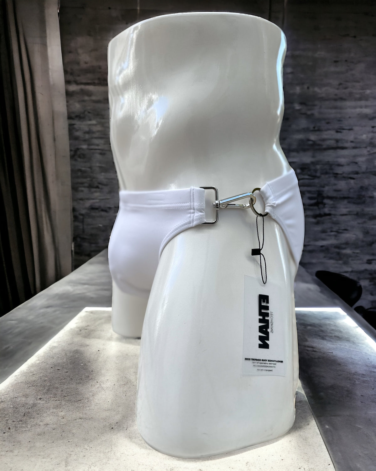 BuckleBold White | MEN SWIMWEAR | ETHAN UNDERWEAR | OUTFAIR | OUTFAIR
