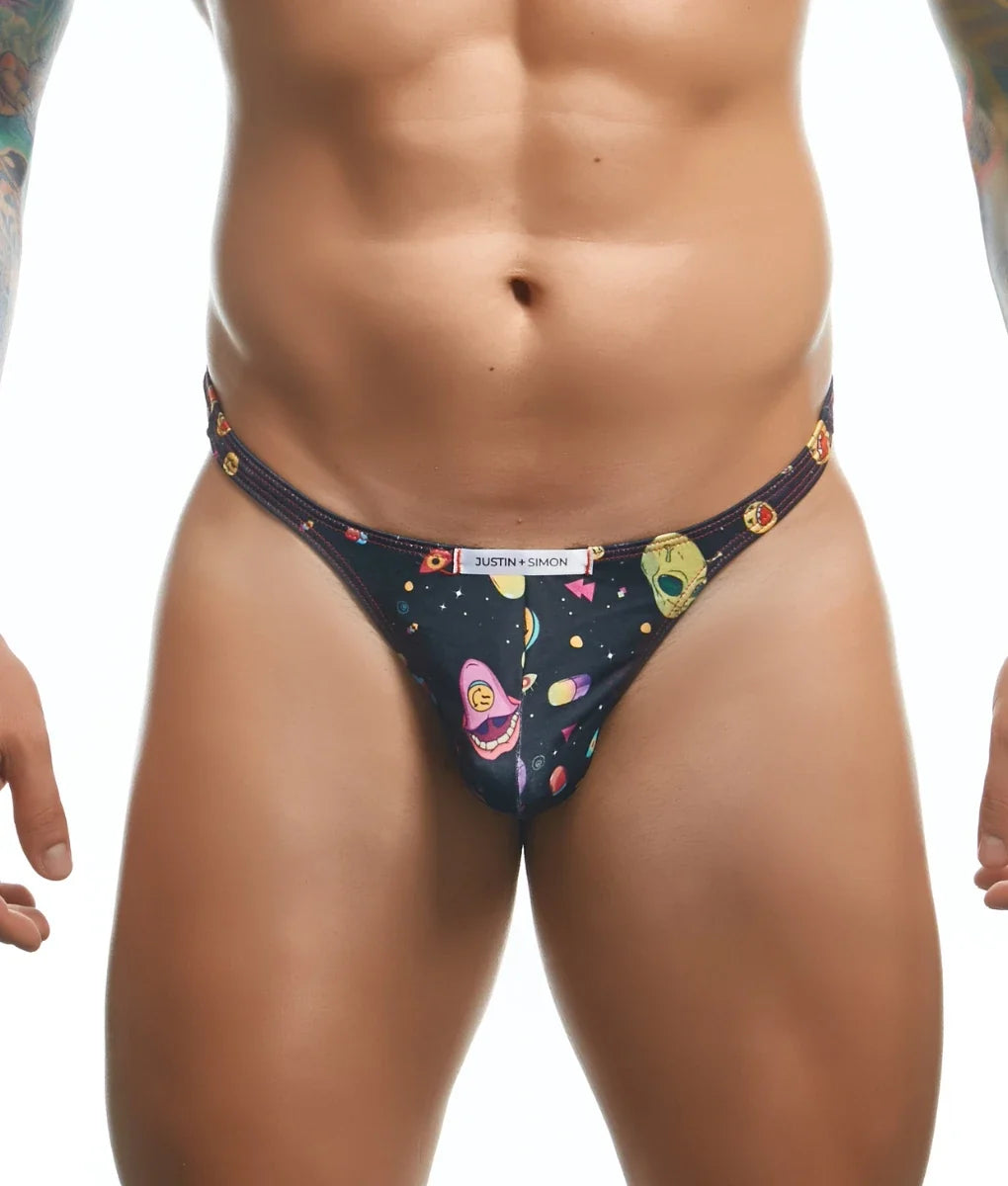 Mens Classic Thong Fun Prints by J+S