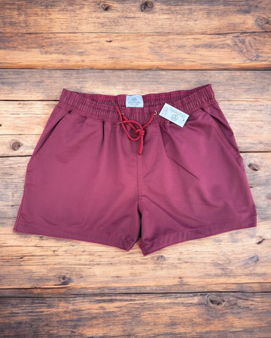 Merlot Drill Shorts 2.5 Inch | MEN SHORTS | BATTYSTA | OUTFAIR | OUTFAIR