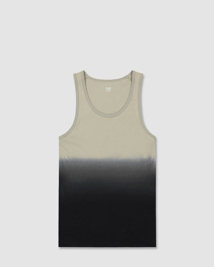 Dip Dye Relaxed Tank Sandstone Beige - view 3