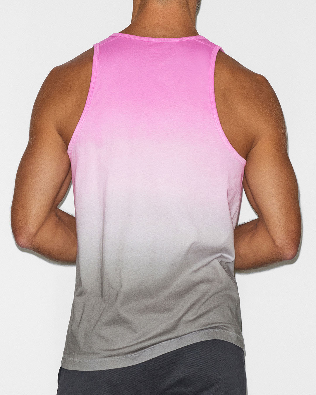 Dip Dye Relaxed Tank Peony Pink - view 3