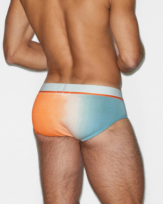 Dip Dye Low Rise Brief Goldfish Orange - back view