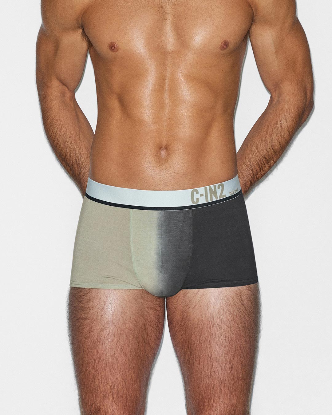 Dip Dye Trunk Sandstone Beige - front view