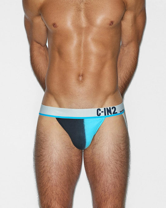 Dip Dye Jock Storm Blue - back view