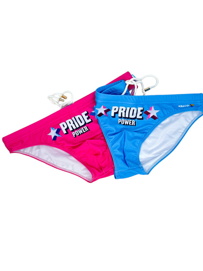 PRIDE POWER Light Blue Swimsuit | MEN SWIMWEAR | KBAYO | OUTFAIR | OUTFAIR