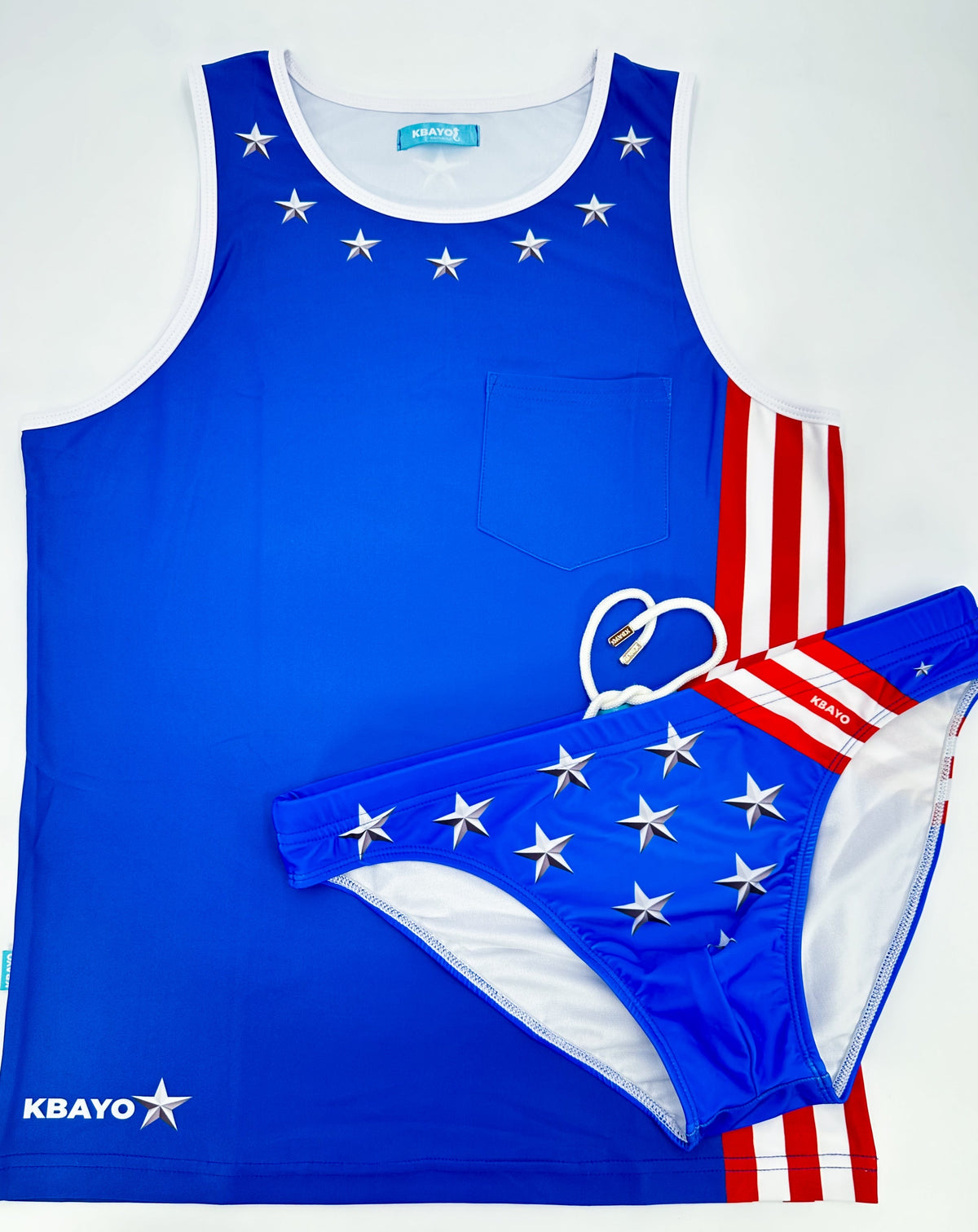 Patriot Glam Swimsuit | MEN SWIMWEAR | KBAYO | OUTFAIR | OUTFAIR