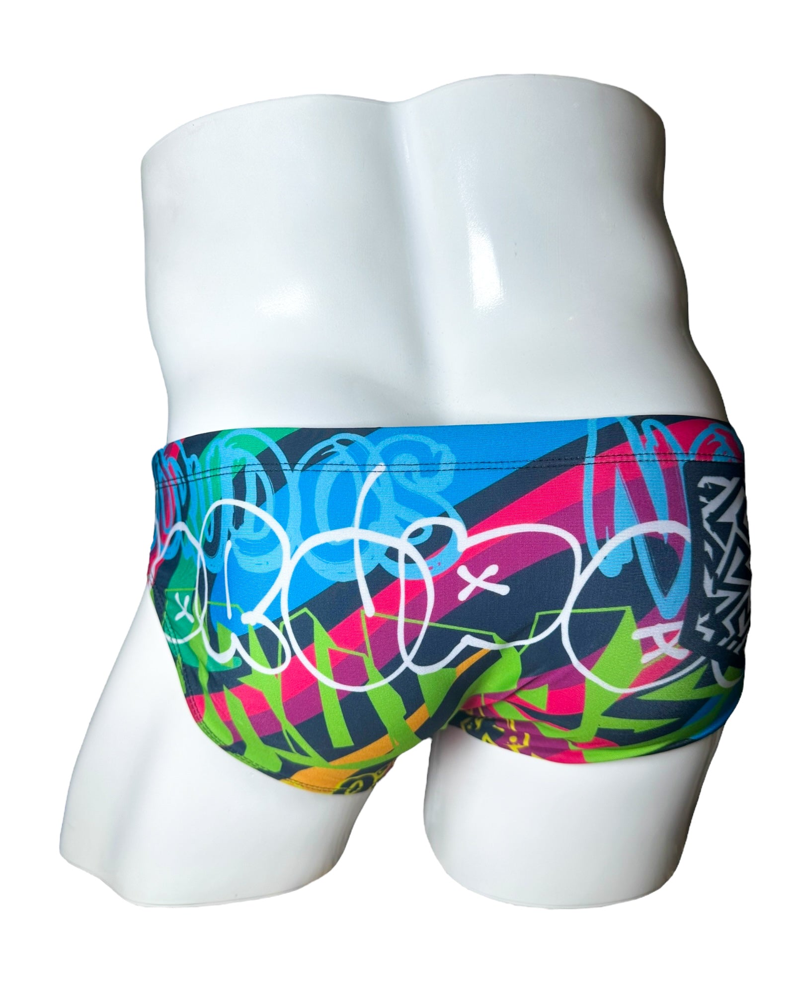 Graffiti Glamour Swim Brief | MEN SWIMWEAR | NO RUDOS | OUTFAIR | OUTFAIR