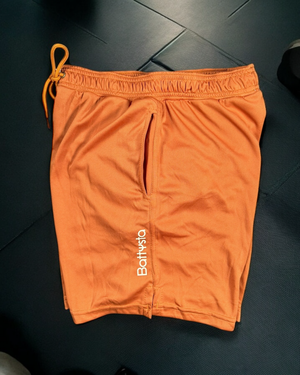 Orange Gym Shorts | MEN SHORTS | BATTYSTA | OUTFAIR | OUTFAIR