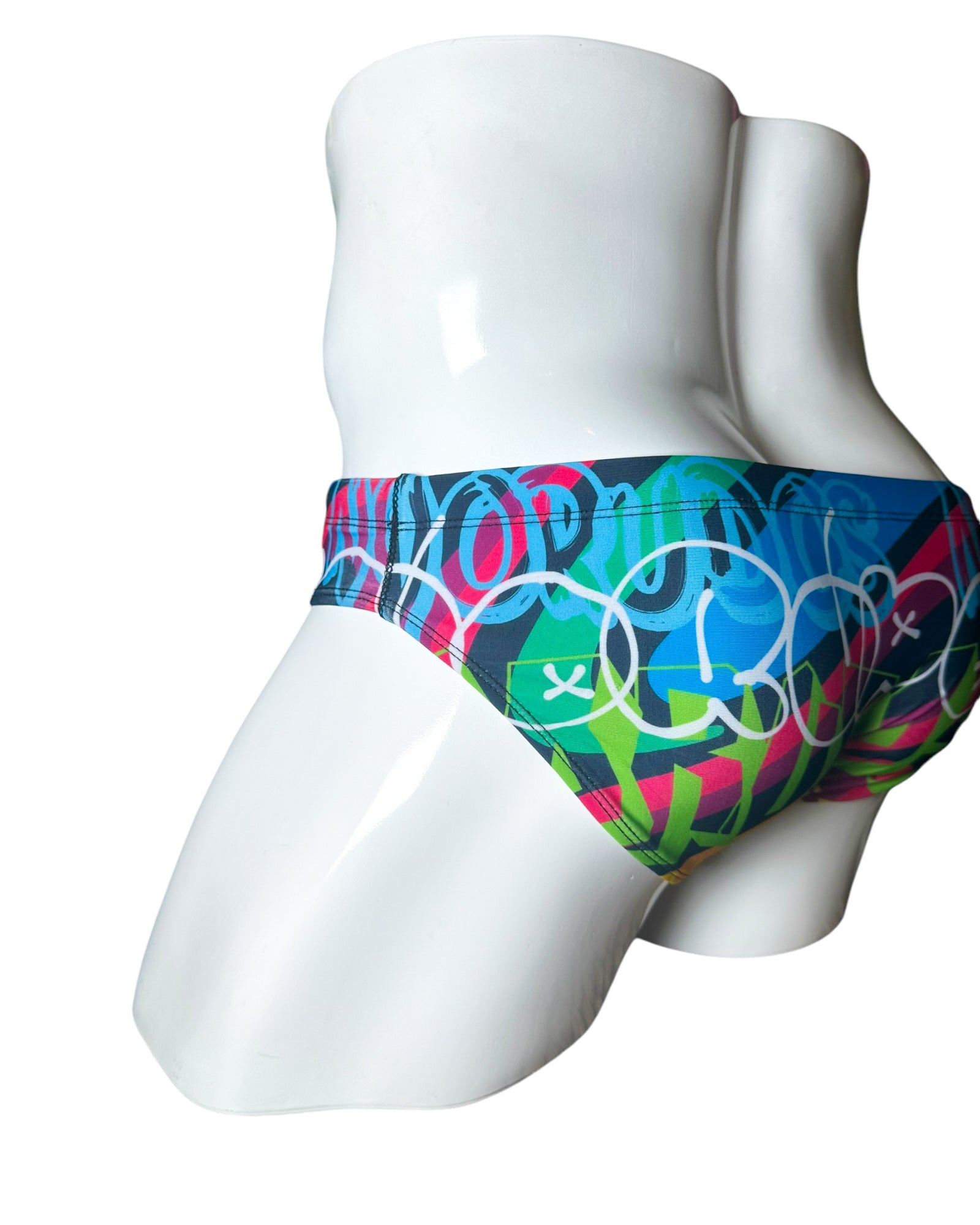Graffiti Glamour Swim Brief | MEN SWIMWEAR | NO RUDOS | OUTFAIR | OUTFAIR