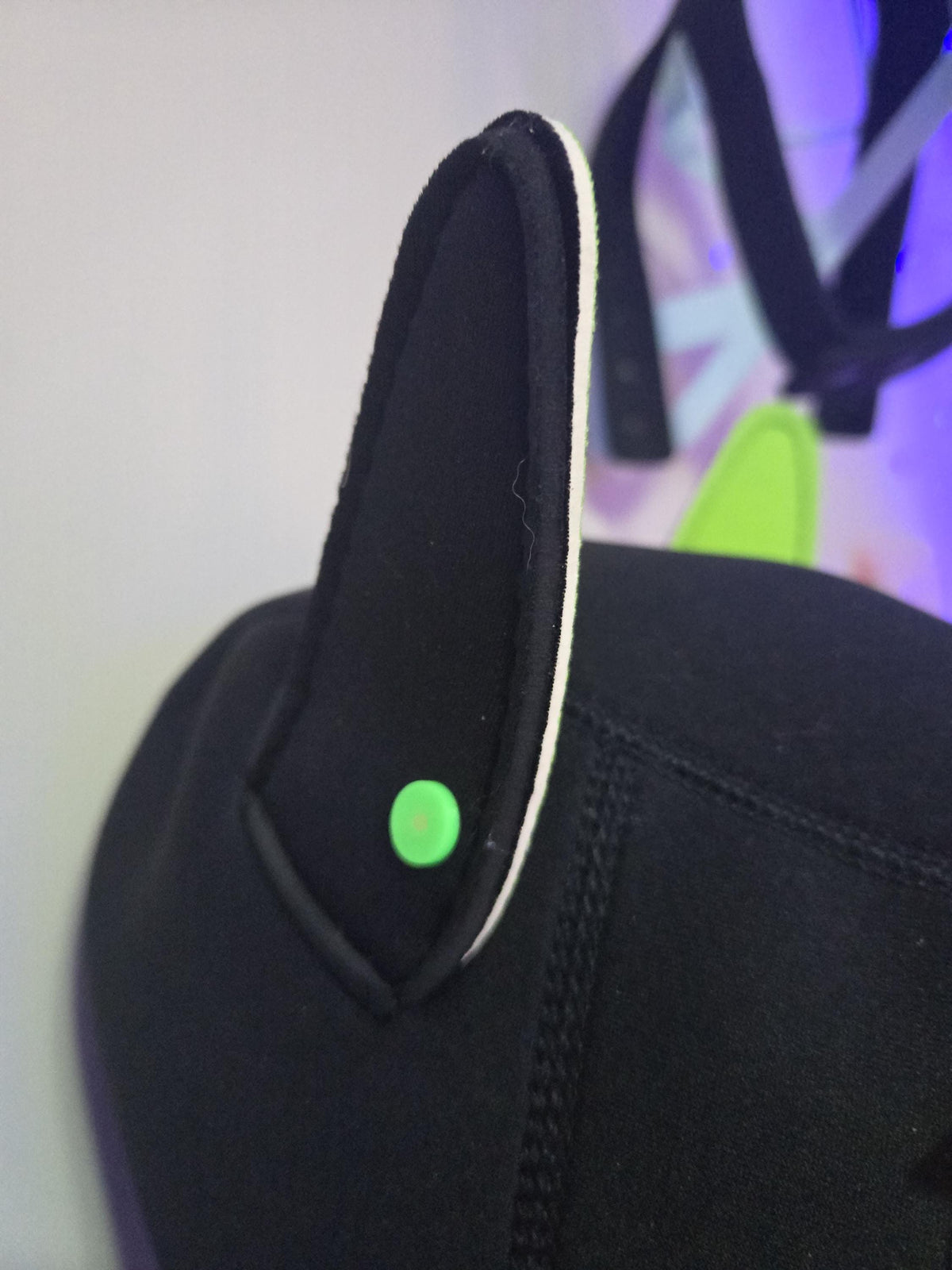 3D Printed Pup Hood Real Ear Piercing