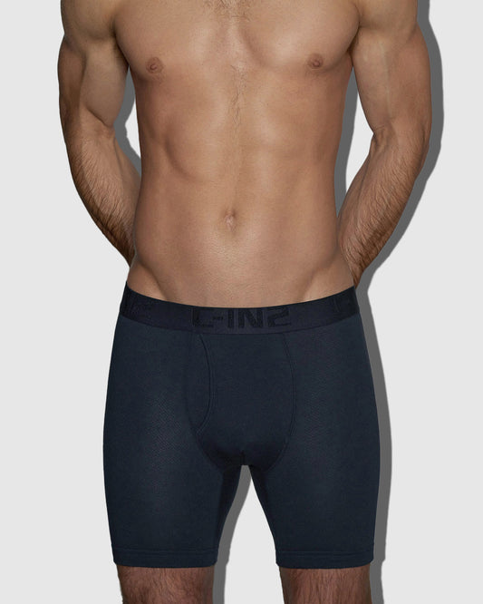 Flex Boxer Brief 7" Inseam Black - front view
