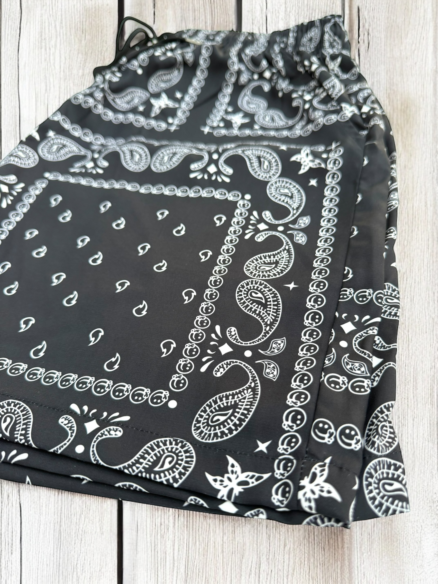 Black Paisley Shorts | MEN SHORTS | LAVISH NY | OUTFAIR | OUTFAIR