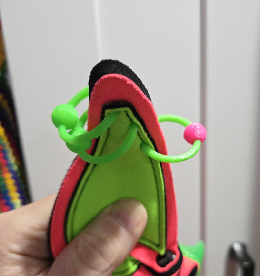 3D Printed Pup Hood Fake Ear Piercing - view 1