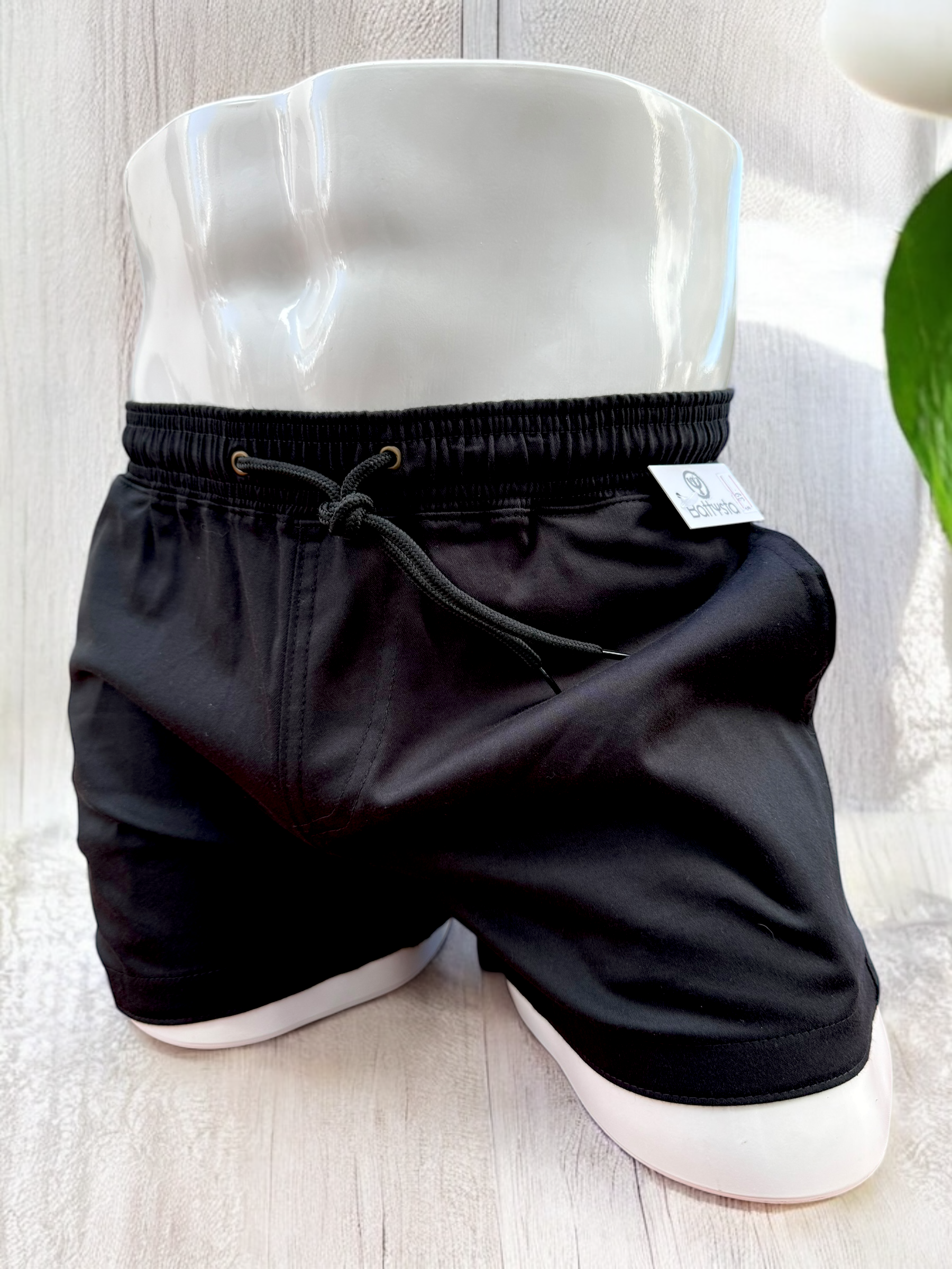 Black Drill Shorts 2.5 Inches | MEN SHORTS | BATTYSTA | OUTFAIR | OUTFAIR