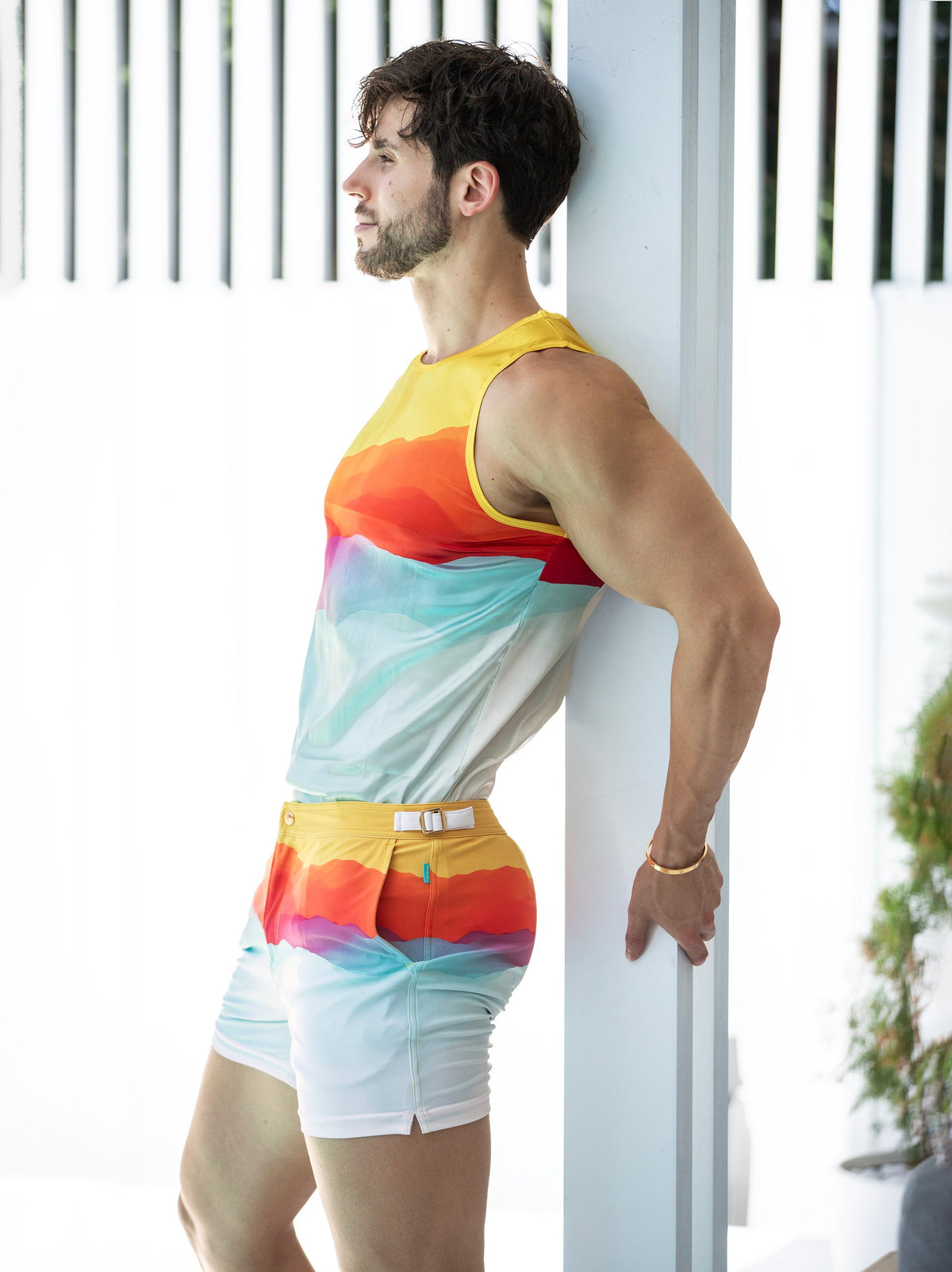 SUNSET IN COSTA BRAVA SHORTS | MEN SHORTS | KBAYO | OUTFAIR | OUTFAIR