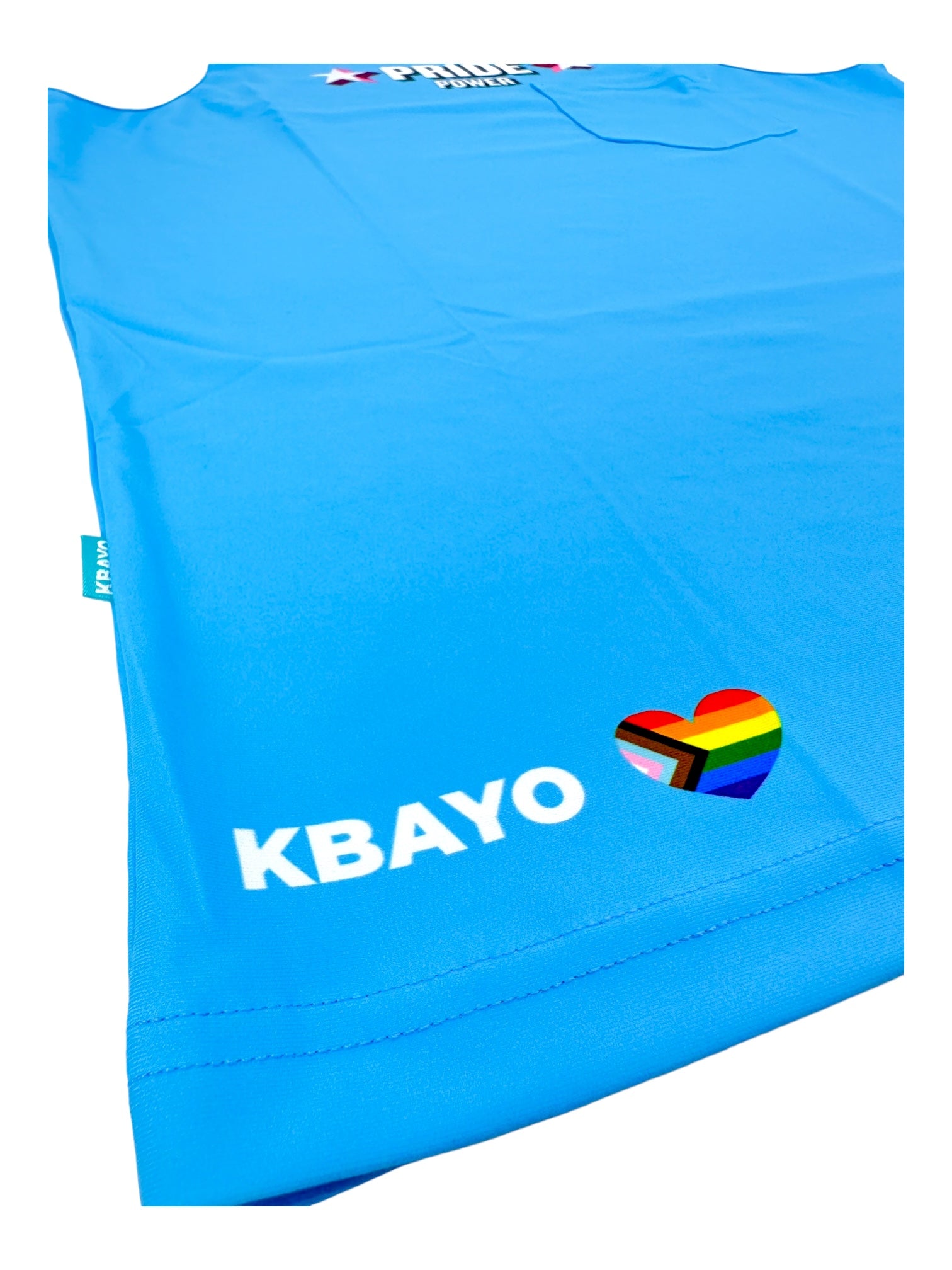 PRIDE POWER Light Blue Tank Top | MEN TANK TOP | KBAYO | OUTFAIR | OUTFAIR