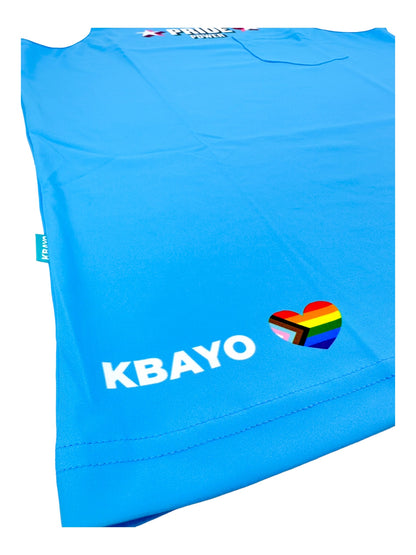 PRIDE POWER Light Blue Tank Top | MEN TANK TOP | KBAYO | OUTFAIR | OUTFAIR