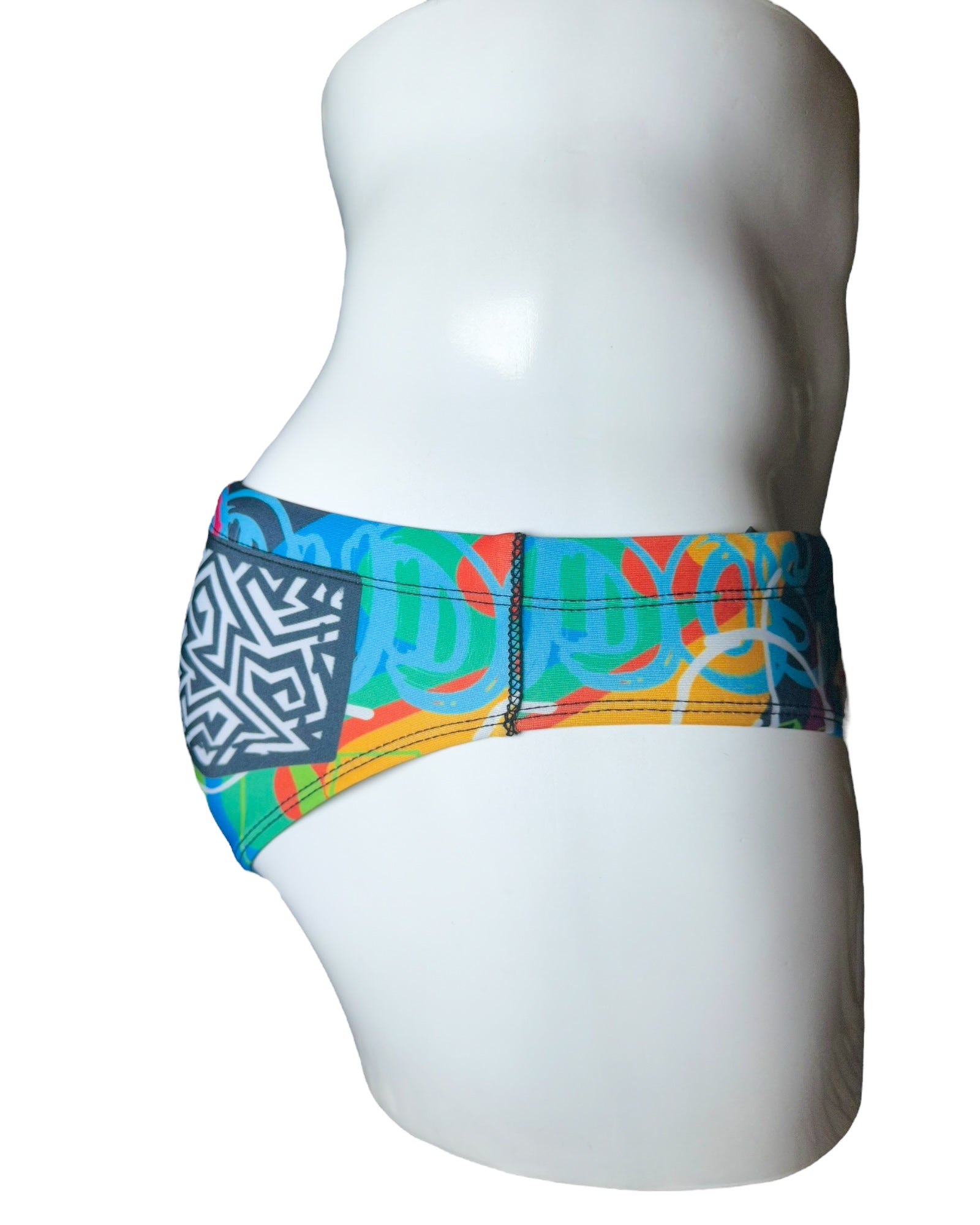 Graffiti Glamour Swim Brief | MEN SWIMWEAR | NO RUDOS | OUTFAIR | OUTFAIR