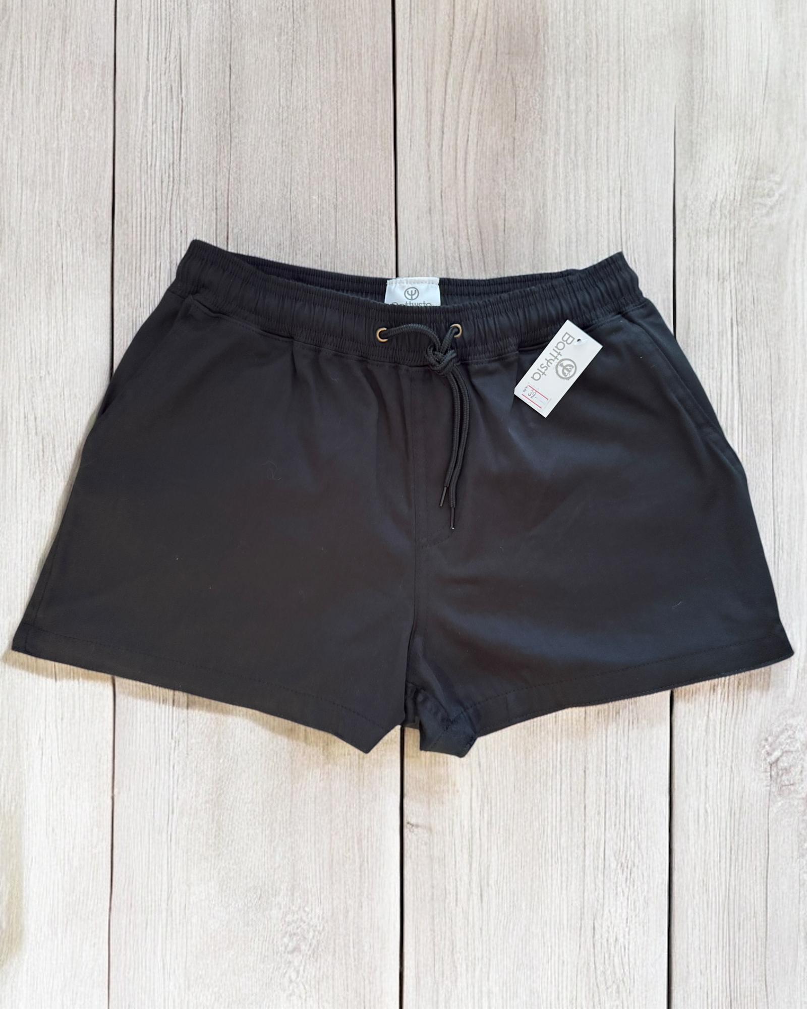 Black Drill Shorts 2.5 Inches | MEN SHORTS | BATTYSTA | OUTFAIR | OUTFAIR