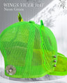 NEON GREEN WINGS VICER HAT