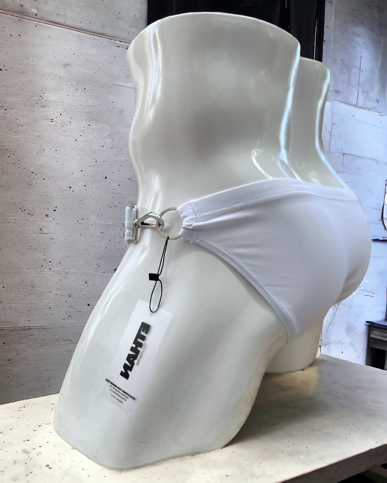 BuckleBold White | MEN SWIMWEAR | ETHAN UNDERWEAR | OUTFAIR | OUTFAIR