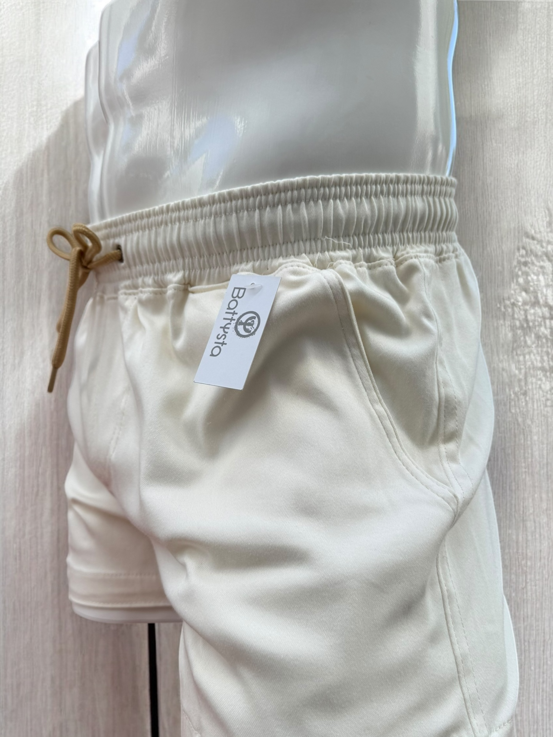 White Drill Shorts 2.5 Inch | MEN SHORTS | BATTYSTA | OUTFAIR | OUTFAIR