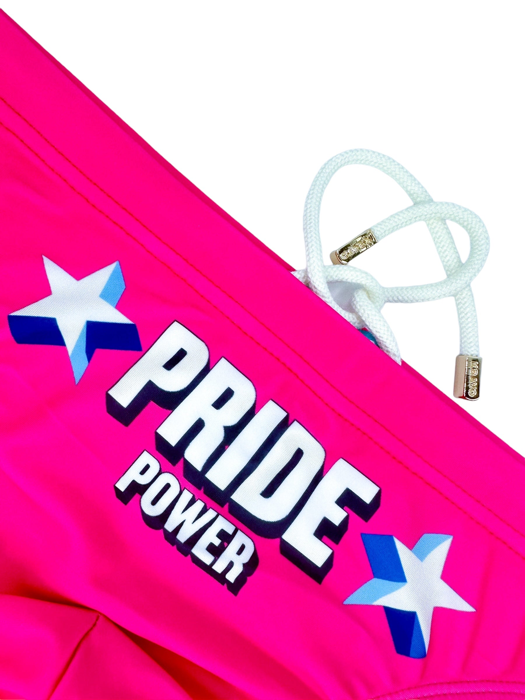 PRIDE POWER Pink Swimsuit | MEN SWIMWEAR | KBAYO | OUTFAIR | OUTFAIR