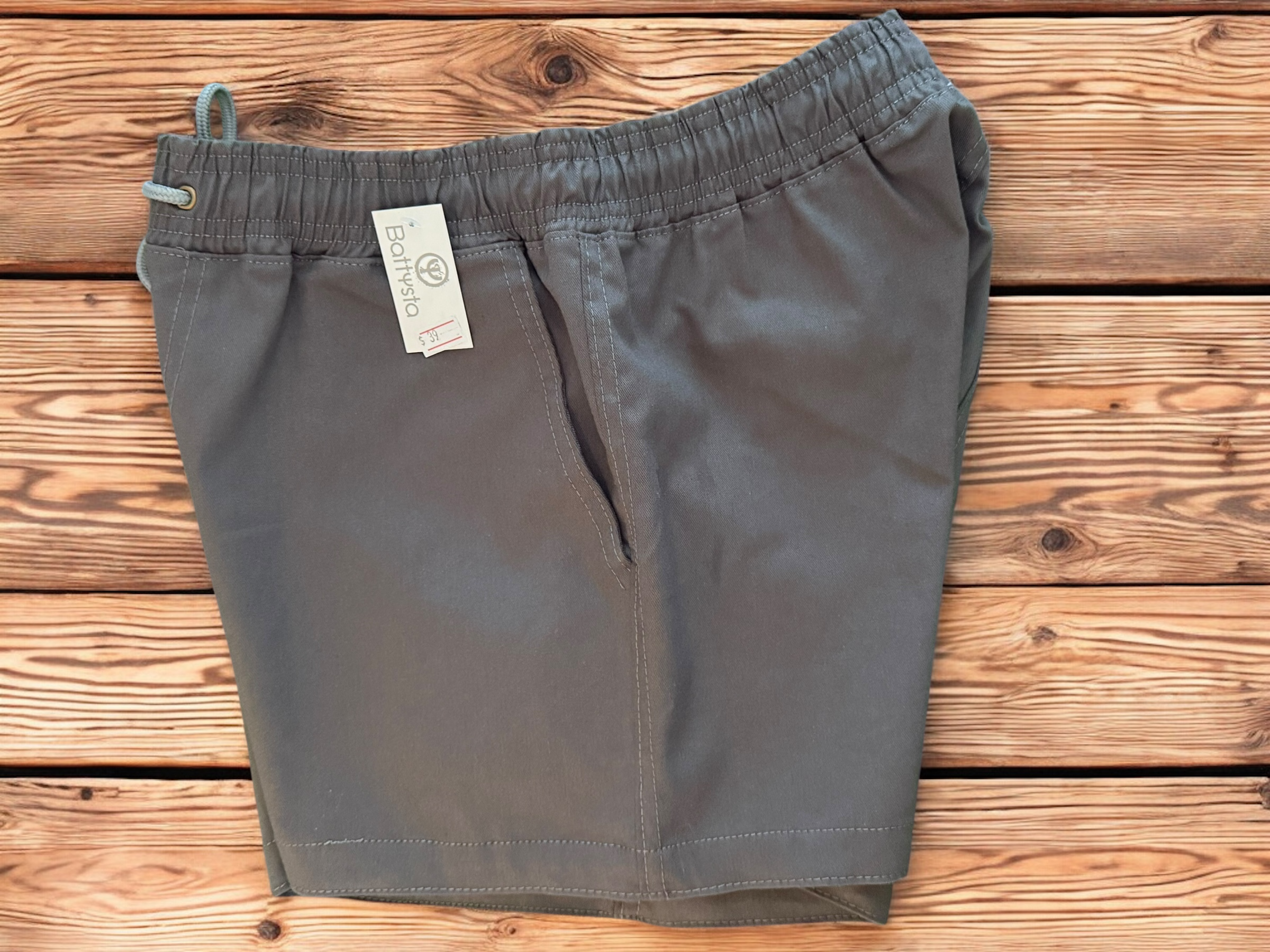Grey Drill Shorts 2.5 Inches | MEN SHORTS | BATTYSTA | OUTFAIR | OUTFAIR
