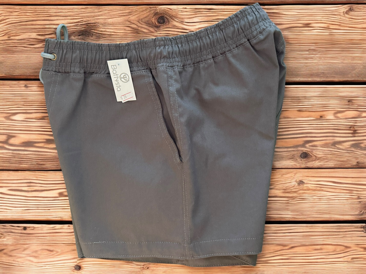 Grey Drill Shorts 2.5 Inches | MEN SHORTS | BATTYSTA | OUTFAIR | OUTFAIR