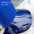 ROYAL BLUE WINGS VICER HAT