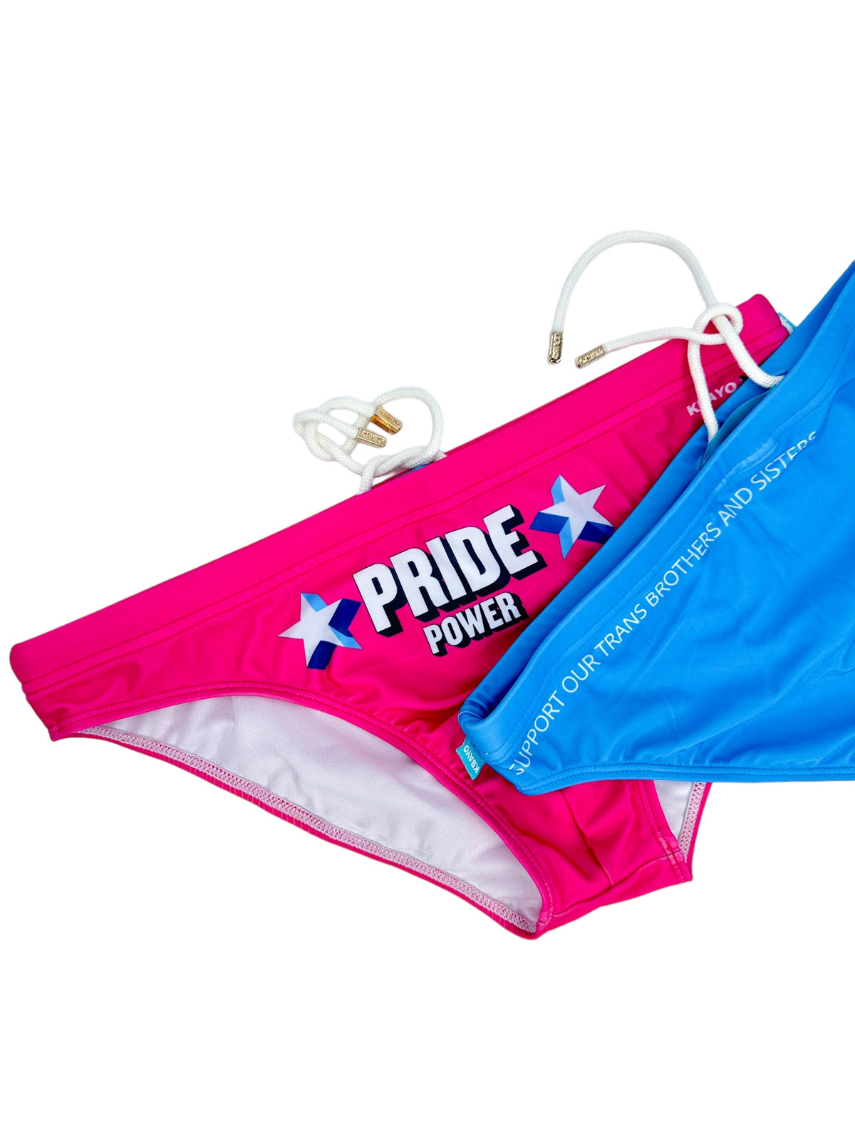 PRIDE POWER Light Blue Swimsuit | MEN SWIMWEAR | KBAYO | OUTFAIR | OUTFAIR