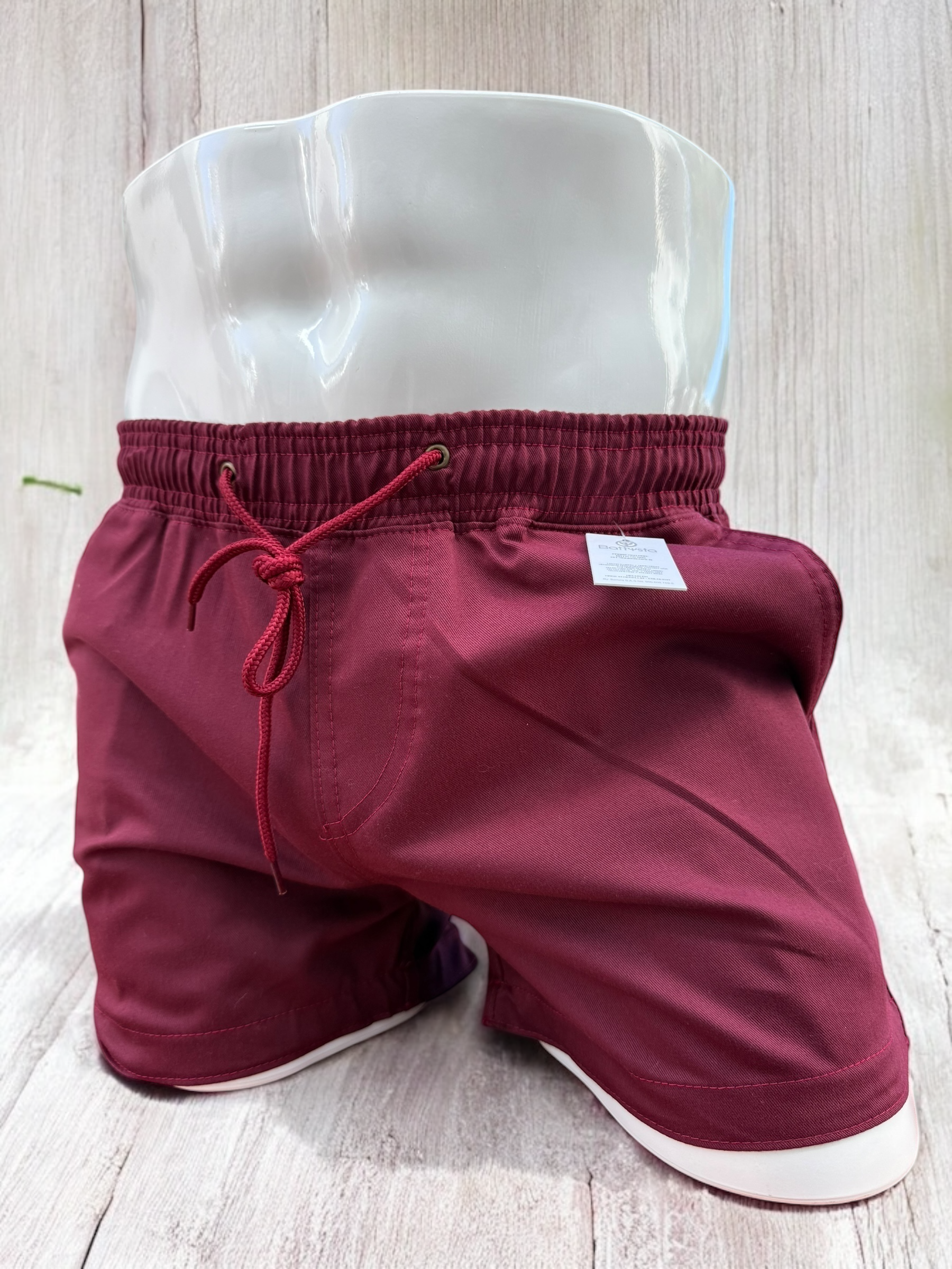 Merlot Drill Shorts 2.5 Inch | MEN SHORTS | BATTYSTA | OUTFAIR | OUTFAIR