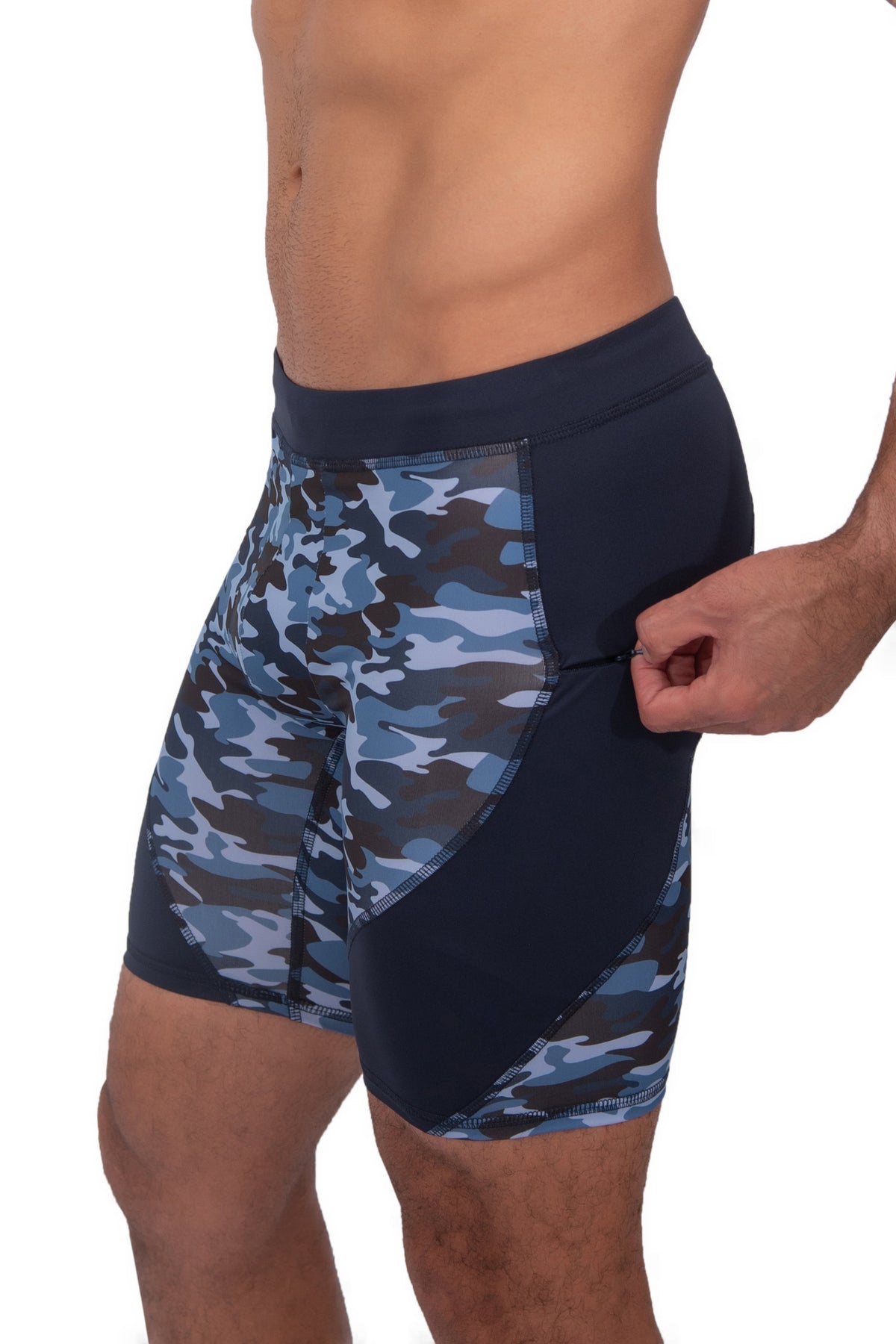Blue Camo Shorts | MEN Shorts | Matador Meggings | OUTFAIR | OUTFAIR