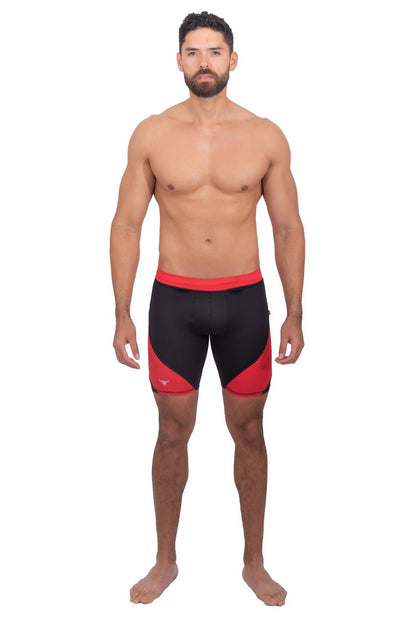 Black/Red Shorts | MEN Shorts | Matador Meggings | OUTFAIR | OUTFAIR