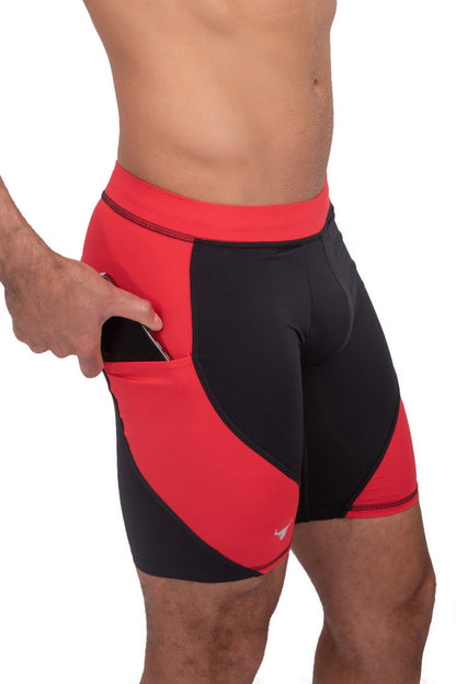 Black/Red Shorts | MEN Shorts | Matador Meggings | OUTFAIR | OUTFAIR